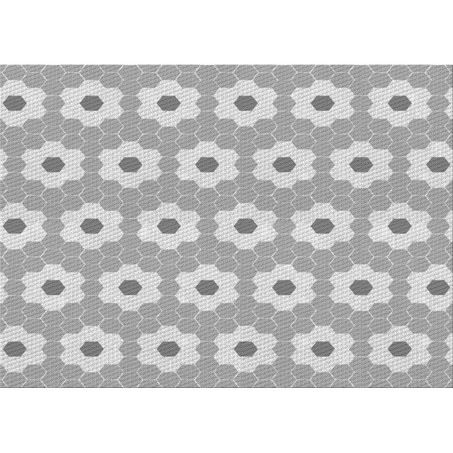 Ahgly Company Machine Washable Indoor Rectangle Transitional Gunmetal Gray Area Rugs, 2' x 4'