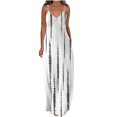 thumbnail image 2 of SMihono Robe d'Été Bohème pour Femmes Grande Taille Robes d'Été Décontractées Boho Imprimé Cerceau Robe Longue Maxi de Plage avec Poches, 2 of 5