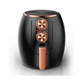 thumbnail image 1 of Brentwood 3.2-Quart Electric Air Fryer, Black and Silver, 1 of 4