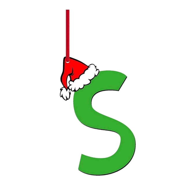 TopLLC Christmas Decorations Christmas Acrylic Letters Christmas Letter Ornaments Acrylic Decorations Hanging Christmas Tree Ornaments Christmas Ornaments for Party Wedding Home