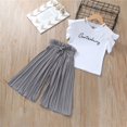 thumbnail image 2 of 2025 Outfits Tops+Ruffle Pants Teen Sweatpants Set Shirt T Loose Children 23 Piece Gift Set s Kid Clothes s Outfits&Set, 2 of 7