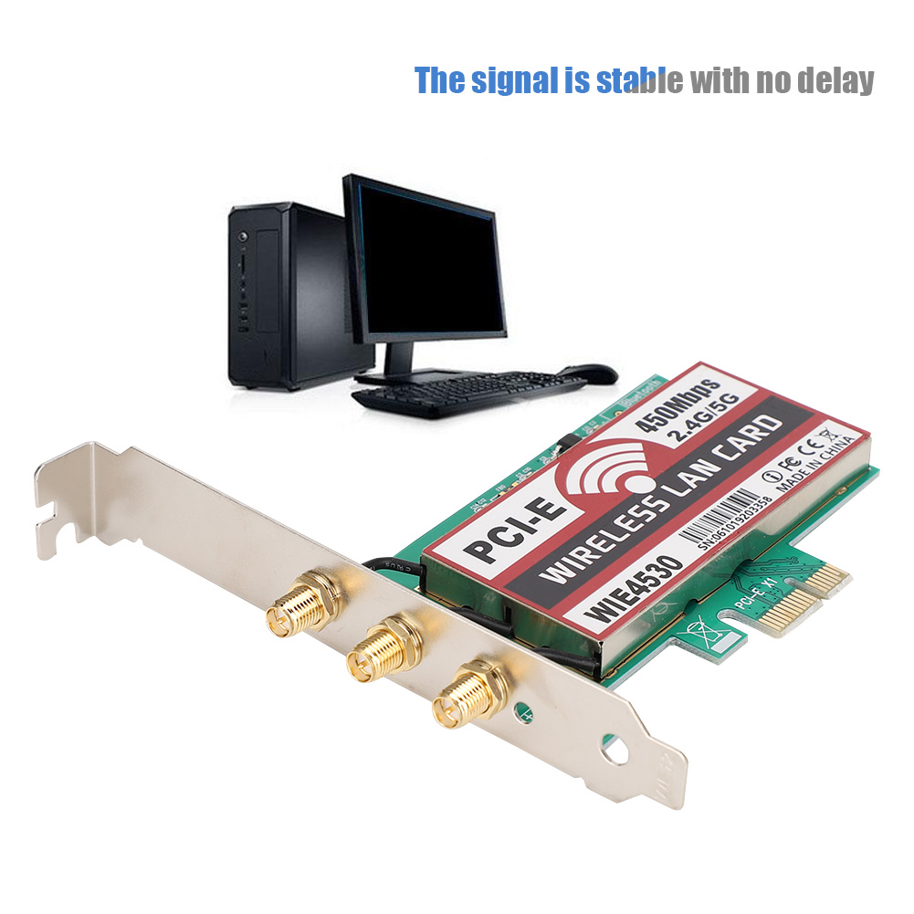 Carte WiFi 450Mbps, Carte Anti-Brouillage, pour XP/8/8.1/10