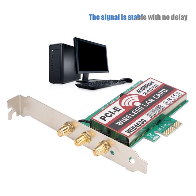 Carte WiFi 450Mbps, Carte Anti-Brouillage, pour XP/8/8.1/10