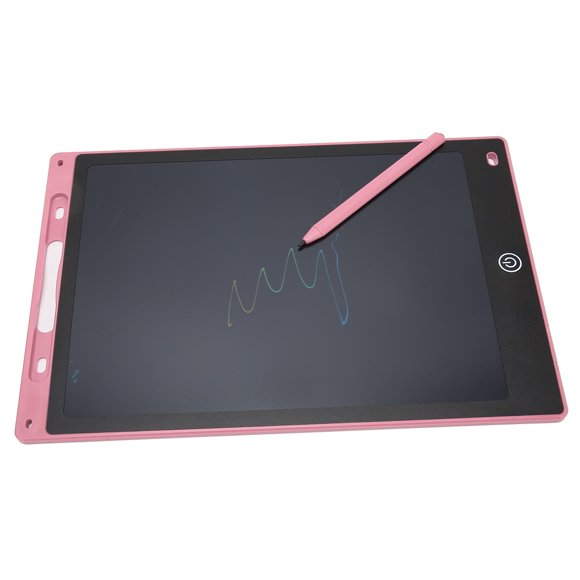 Writing Tablet, Lock Function Smoothly Writing Doodle Pad Drawing Board Pressure Sensitive 12 Inch Color Screen Safe for Learning for Girls Boys Black,White,Red,Green,Dark
