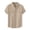 Beige, variant on Mens Short Sleeve Shirts Button Down Mens Short Sleeve Button up Beach Short Sleeve Button up Shirts for Men Mens Casual Beach Shirts Navy L