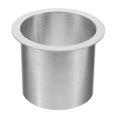 thumbnail image 1 of CUITING Countertop Trash Can Lid Stainless Steel Round Metal Trash Can Lid Small Wastebasket Lid, 1 of 5