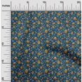 thumbnail image 2 of oneOone Tissu Flex Coton Bleu Floral Matériel de Robe Tissu Imprimé Tissu au Mètre 40 Pouces de Large, 2 of 4