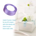 thumbnail image 4 of Gift Wrap Ribbon Wedding Clothes Making Supply Multi-color DIY Craft Accessories Festival Fabric Polyester Ribbons Box Ornaments Violet 21, 4 of 7