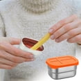 thumbnail image 1 of Boovnll Food Storage Containers with Lids, 304 Stainless Steel Crispers Bento for Dipping Dishs 230Ml, Kitchen Storage, Food Storage Containers, Food Containers with Lids, 1 of 5