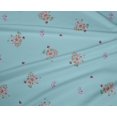 thumbnail image 4 of oneOone Polyester Lycra Fabric Leaves & Flower Floral Decor Fabric Printed BTY 56 Inch Wide, 4 of 4