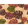 thumbnail image 1 of Ahgly Company Tapis d'Intérieur Rectangulaire Transitionnel Orange Lavable à la Machine, 2 Pieds x 4 Pieds, 1 of 7