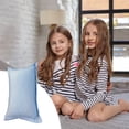 thumbnail image 4 of Birdeem Soft Washed Cotton Pillowcases, Solid Color 2 Pack Set, Queen Size Standard Fit, Breathable and Easy Care, Modern Bedroom Upgrade for Enhanced Comfort, 4 of 9