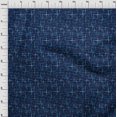 thumbnail image 4 of oneOone Polyester Spandex Lapis Blue Fabric Abstract Sewing Craft Projects Fabric Prints By Yard 56 Inch Wide, 4 of 4