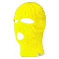 thumbnail image 1 of TopHeadwear 3-Hole Ski Face Mask Balaclava, Neon Yellow, 1 of 2