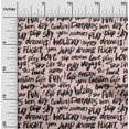 thumbnail image 2 of oneOone Georgette Viscose Peach Fabric Text Sewing Craft Projects Fabric Prints By Yard 42 Inch Wide-KP, 2 of 5
