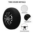 thumbnail image 2 of Lsque Cartoon Pride Lgbt Pattern Tire Covers - Tough Tire Wheel Protector for Truck, SUV, Trailer, Camper, RV-14 inch, 2 of 6