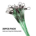thumbnail image 2 of Steel Leader Fishing 20pcs Wire Leaders Heavy Duty Fishing High, 2 of 8