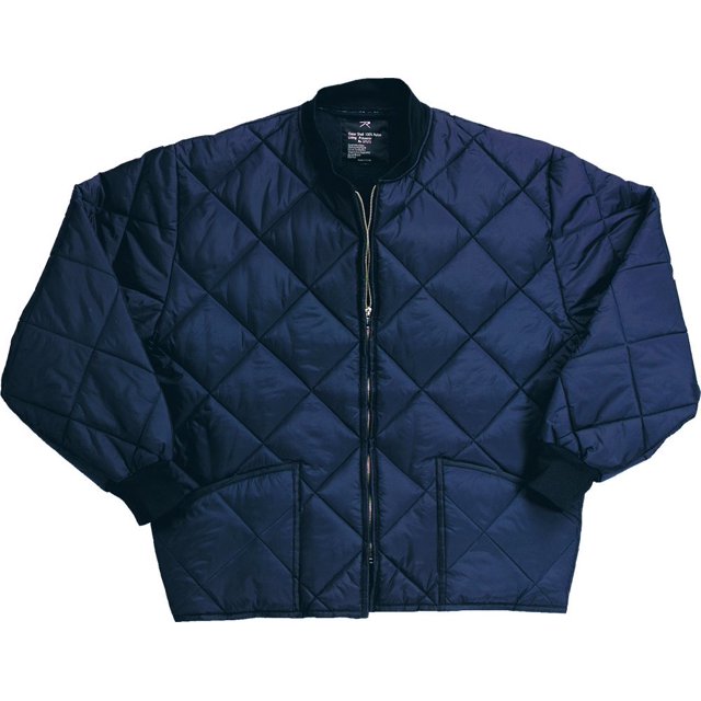 Rothco Diamond Nylon Quilted Flight Jacket - Navy Blue, 4X-Large