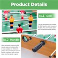 thumbnail image 2 of Football Table Games Table Top Foosball Family Fun Game Football Table Games Football Soccer Indoor Game Tabletop Soccer Game Desktop, 2 of 8