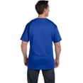 thumbnail image 4 of Hanes Beefy-T Men`s Pocket T-Shirt, M, Deep Royal, 4 of 8
