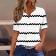 thumbnail image 2 of Birdeem Blouses pour Femmes T-Shirt Col en V Couleur Unie, 2 of 12