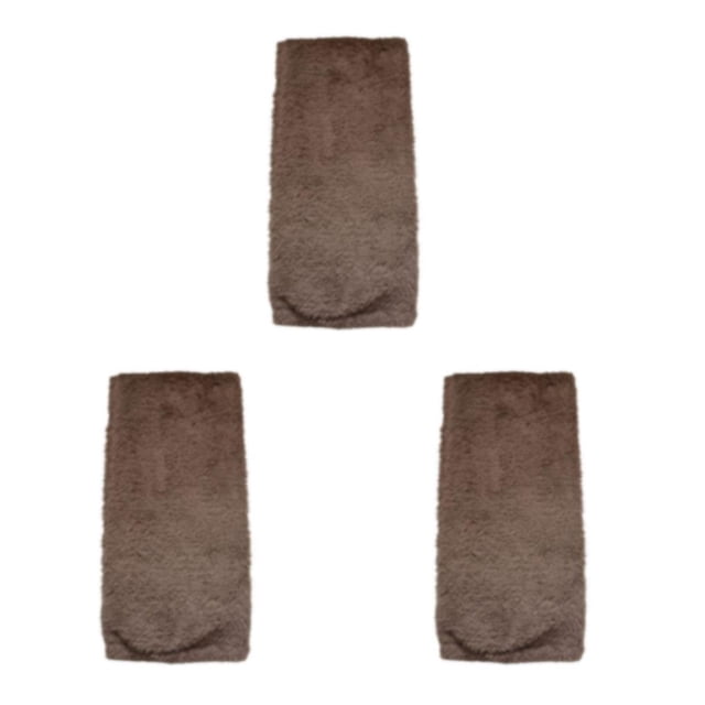 maskred Easy To Wear Winter Plush Over Knee Socks For Extra Warmth Fit Long Leg Warmers brown 3Set