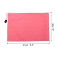 thumbnail image 2 of Unique Bargains Waterproof Zipper File Bags, A5 Document Holders for Office, Pink 3 Pack, 2 of 6