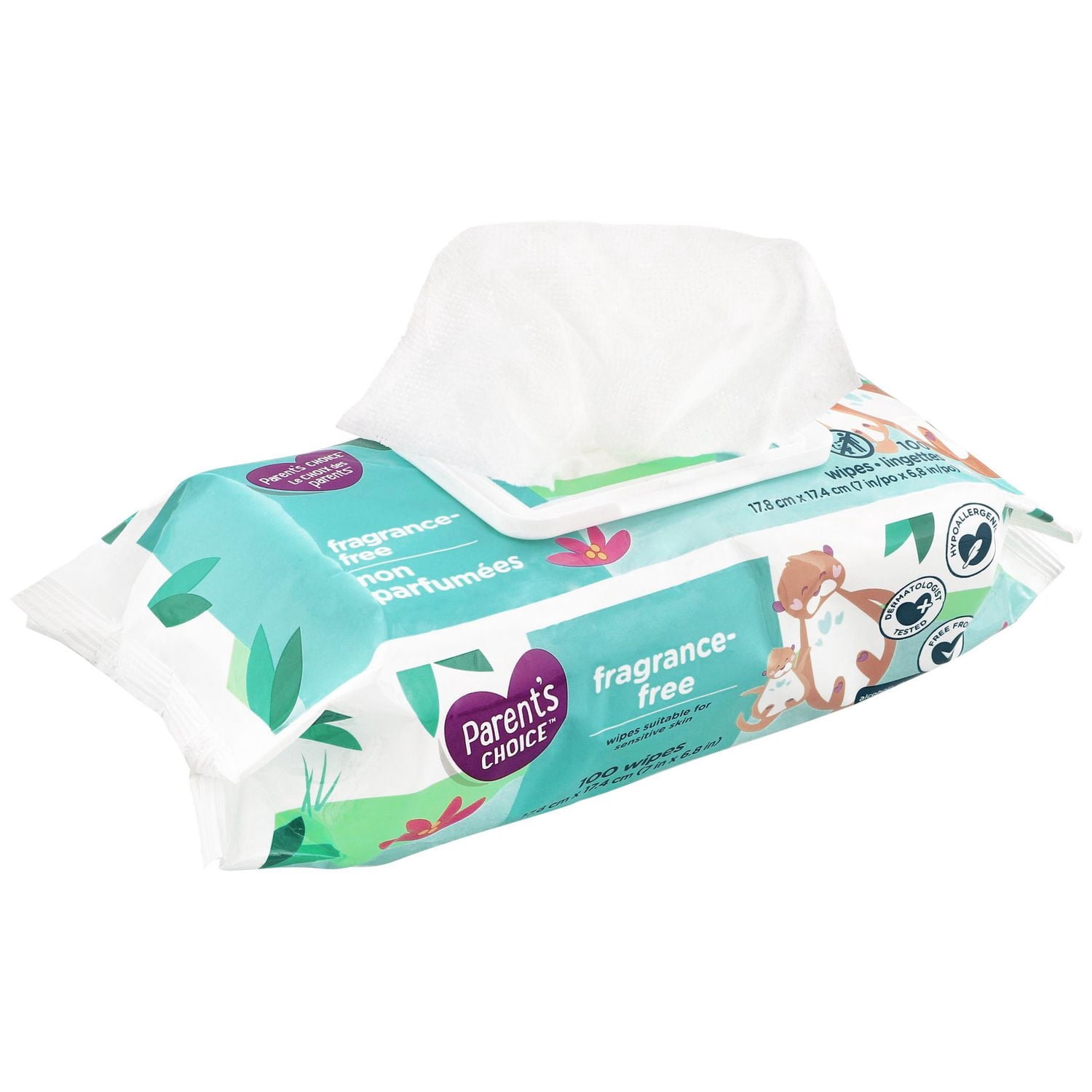 Lingettes non parfumées Le choix des parents