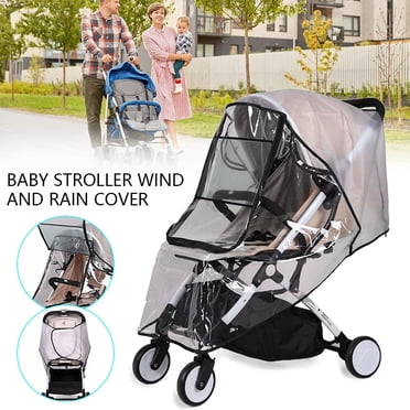 Universal Stroller Raincover Rain Cover for Pushchair Buggy Pram Baby Travel Weather Shield