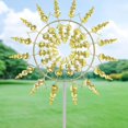 thumbnail image 1 of 1pc Magical Metal Windmill, 3D Metal Outdoor Wind Spinners For Yard And Garden,, 1 of 5
