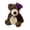 Violet, variante sur Petit Ourson en Peluche Fait à la Main - un Petit Câlin d'Ours de Poche - Prêt à Faire des Câlins d'Ours à Qui A Besoin d'Un Jeton d'Amour - Câlin de Poche d'Animal - Mignon Objet de Collection