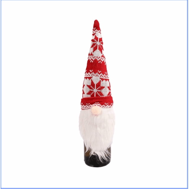Birdeem Chapeau du Père Noël, Casquette de Vin Rouge Père Noël, Vin Rouge Rouge