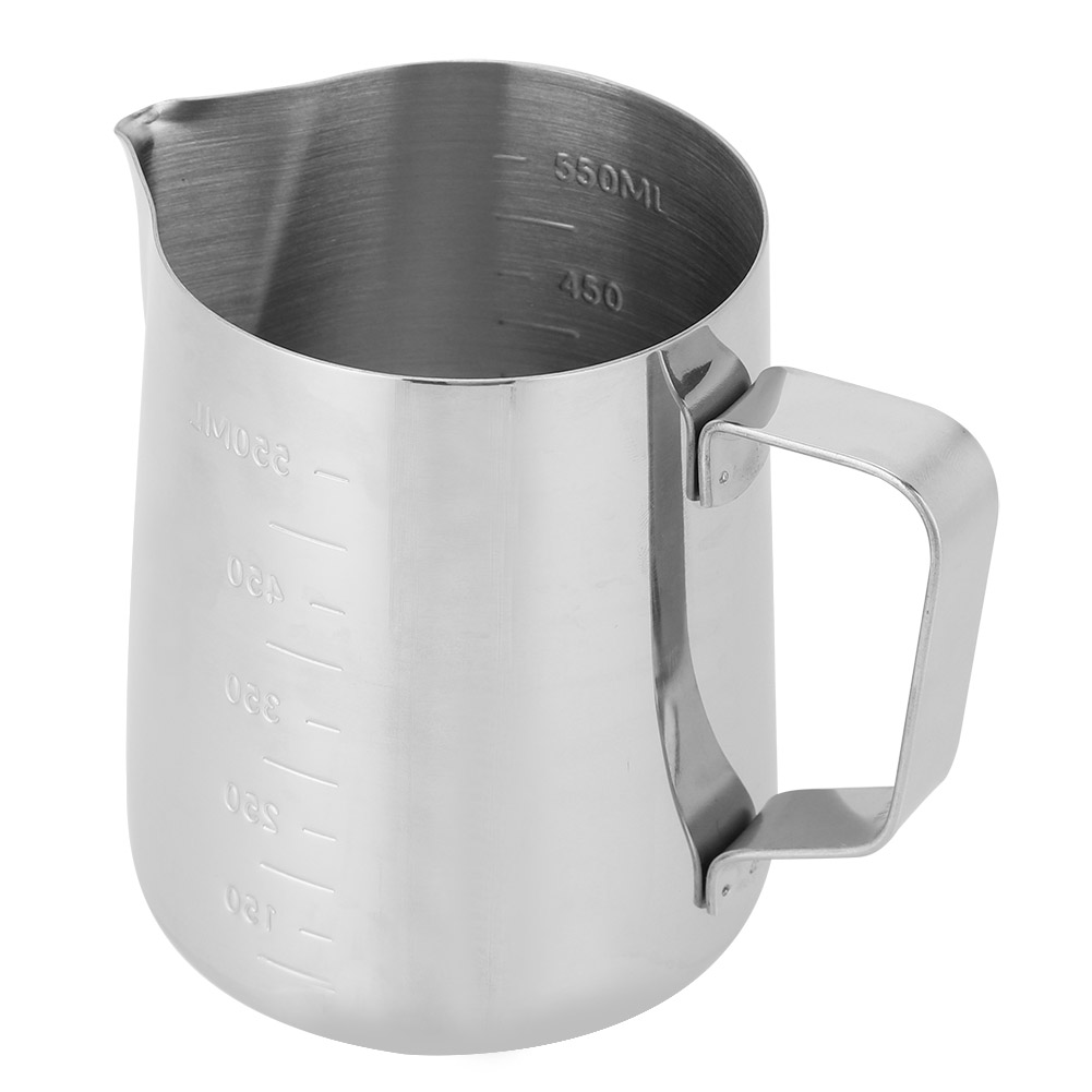 Hilitand Milk Frothing Jug Milk Jug Modern Design Handheld For Cappuccino Espresso Making
