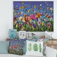 thumbnail image 3 of Designart Daisies and Wildflowers In Summer Garden Field I FLOAT FRAME WALL ART, 3 of 4