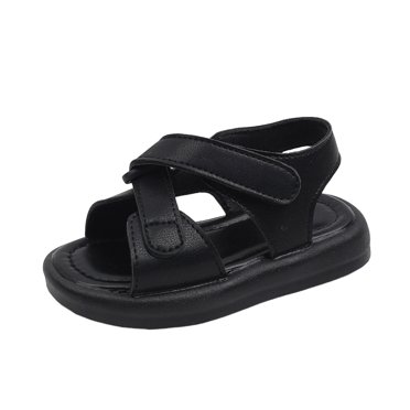 hzomhy Sandales de Plage pour Garçons Semelle Souple Bout Ouvert Respirantes Confortables Décontractées à Enfiler Durables Légères Chaussures d'Extérieur de Tous les Jours Été
