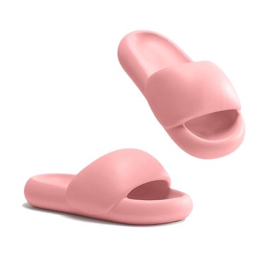 Shower Slippers Nonslip EVA: Thick Quick Drying House Slippers Open Toe Slippers