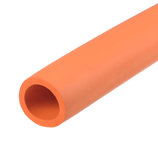 Uxcell Foam Tubing for Handle Grip Support 33mm ID 45mm OD 3.3ft Length Orange