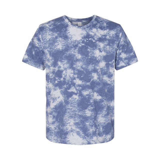 Cotton Jersey Go-To Tee, S, Blue Tie Dye