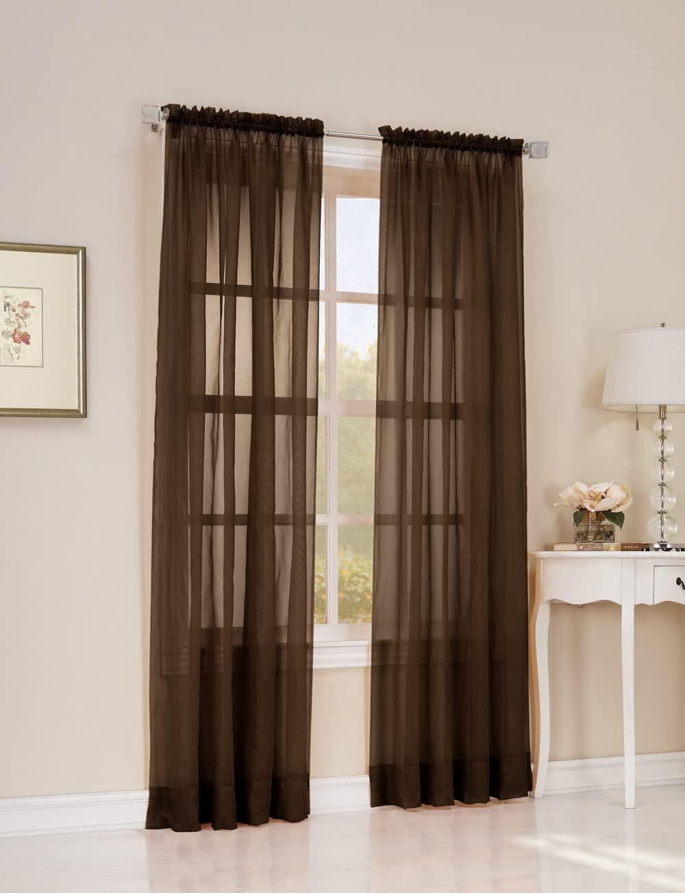 SUN TEXTILE VOILE ROD RIDEAU DE POCHE