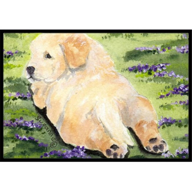 Carolines Treasures SS8833JMAT Paillasson Golden Retriever 24 x 36 Po.