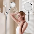 thumbnail image 1 of High Pressure 5 Mode Filtered Shower Head With Built In Handheld Power Wash For Hard Water Removal, 1 of 3