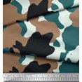 thumbnail image 3 of Soimoi polyester Crepe Fabric Two Tone With White Camouflage Printed Fabric 1 Yard 52 Inch Wide, 3 of 3