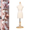 thumbnail image 4 of Mannequin Entièrement avec Base Ronde en Bois Dressmaker, 4 of 7