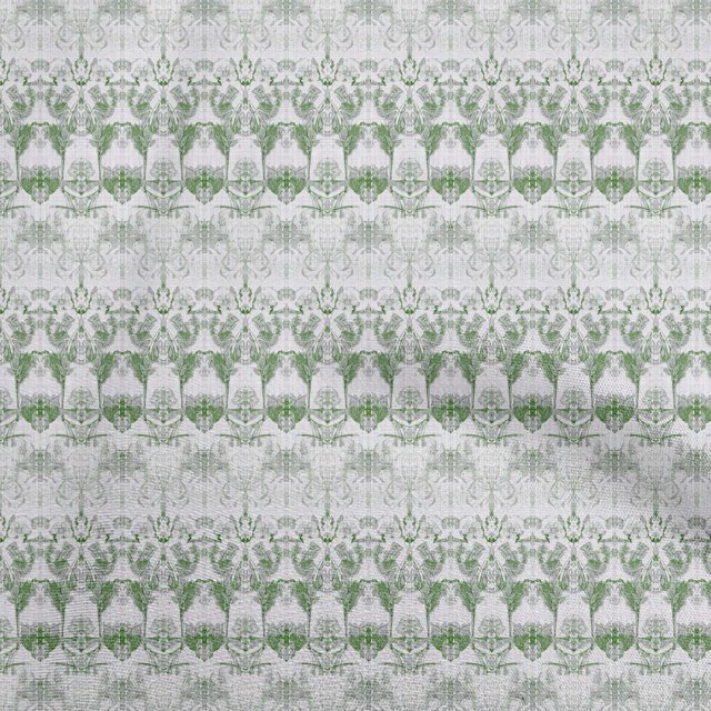 oneOone Silk Tabby Green Fabric Texture Sewing Craft Projects Fabric Prints By Yard 42 Inch Wide
