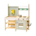 thumbnail image 1 of VEVOR Wooden Mud Kitchen Outdoor Toy Play Kitchen Set for Kids Pretend Playset, 1 of 9