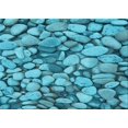 thumbnail image 1 of Ahgly Company Machine Washable Indoor Rectangle Transitional Dark Cyan Green Area Rugs, 2' x 3', 1 of 7