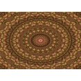 thumbnail image 1 of Ahgly Tapis Rectangulaire Lavable en Machine Intérieur Transitionnel Sedona Brun, 2 Pieds x 3 Pieds, 1 of 7