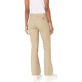thumbnail image 3 of Dickies Womens Slim Fit Bootcut Stretch Twill Pants, 12 Long, Desert Sand, 3 of 3