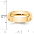 thumbnail image 3 of Bande Demi-Ronde 14KY 5mm LTW Taille 7.5 Taille 7.5, 3 of 3
