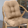 thumbnail image 1 of Fridja 2 Pcs High Back Chair Cushions for Outdoor Indoor, Soft Lightweight Comfortable Patio Furniture Tufted Pillow All Weather Replacement Outdoor Rocking Chair Cushions, 19 x 19 Inches, 1 of 5